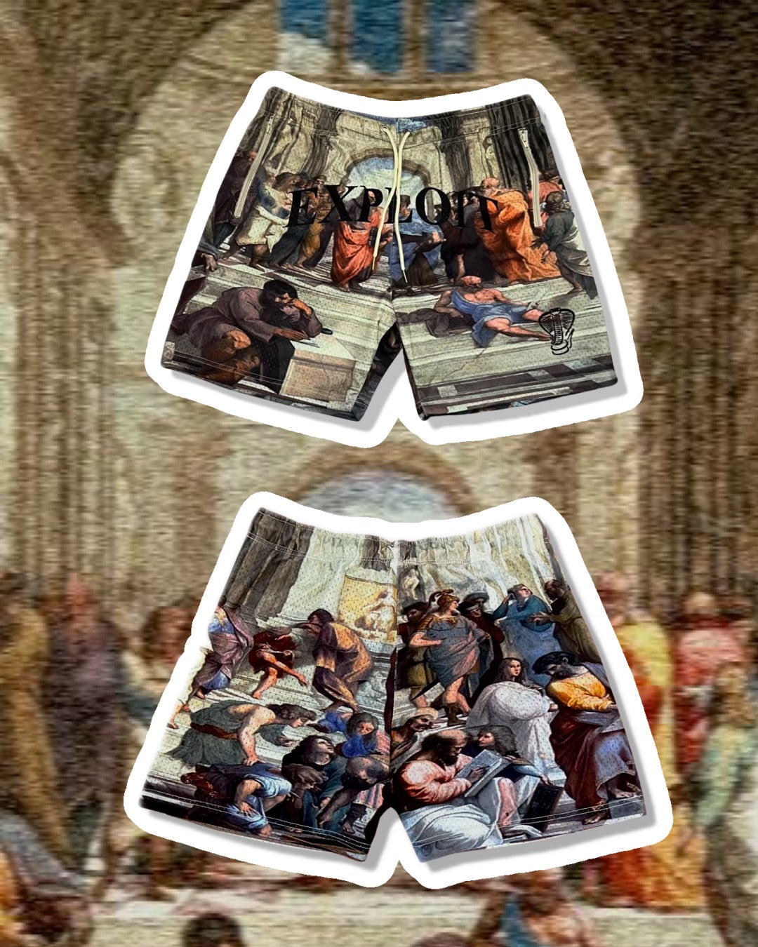 School of Athens Shorts